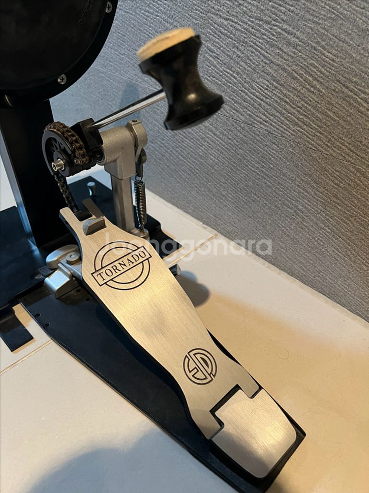 드럼 베이스+페달 연습패드 DK 토네이도--1