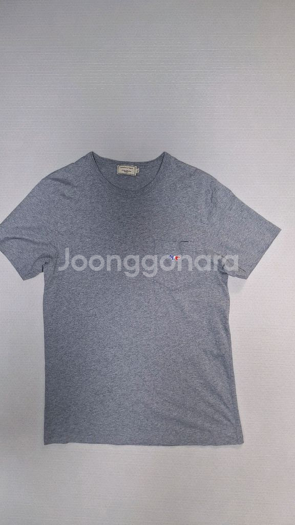 (정품) 메종키츠네 반팔티 M(100) 트리컬러 폭스--3