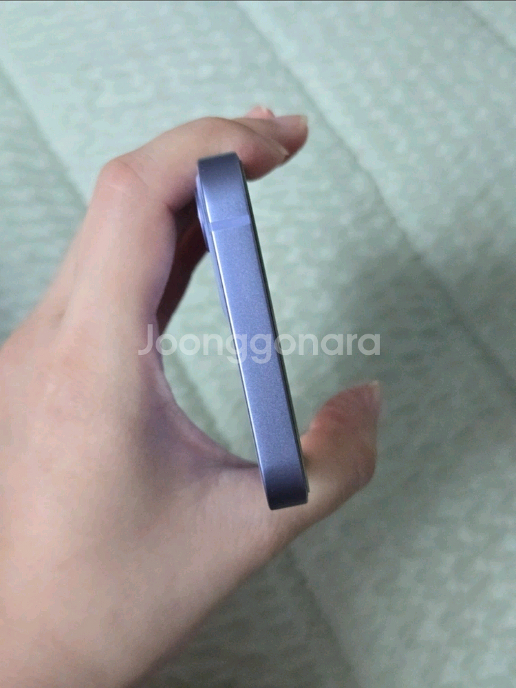 아이폰12미니 퍼플 256gb 배터리100 순정--4
