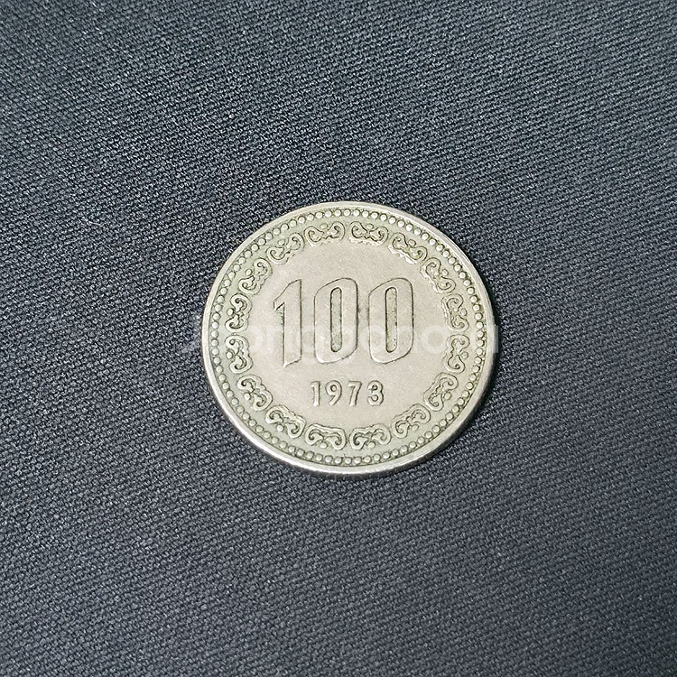 1973년 100원 희귀동전 처분--0