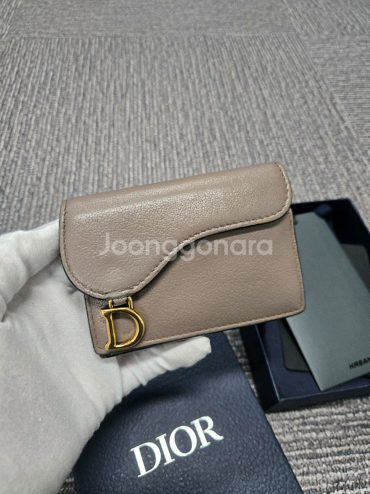 [특가][정품]디올 새들 반지갑--0