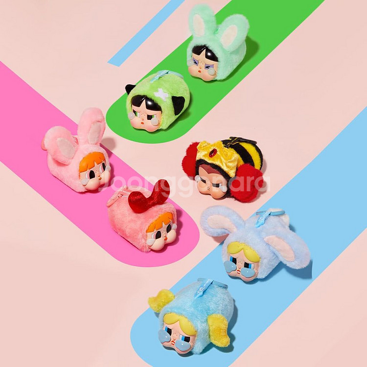팝마트 크라잉베이비키링 파워퍼프걸 블라인드박스 정품--1