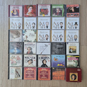 클래식 음악 CD 모음 80개