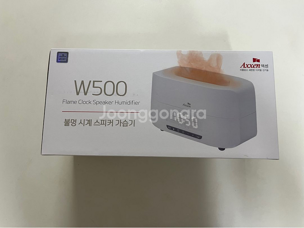 불멍 블루투스 가습기 시계--0