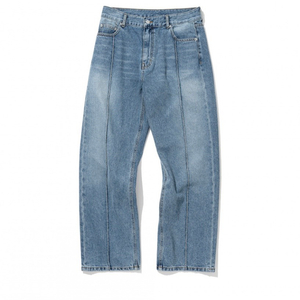 28인치 유니폼브릿지 핀턱 워싱 데님 청바지