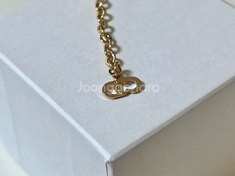 디올(Dior) 빈티지 하트 펜던트 목걸이--5