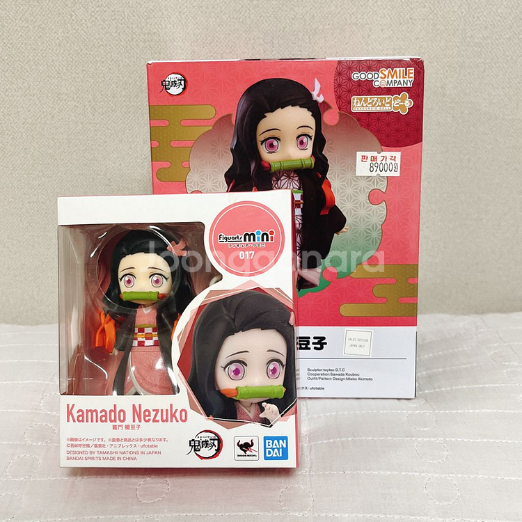 귀멸 네즈코 넨도로이드돌 피규아츠미니 세트--0