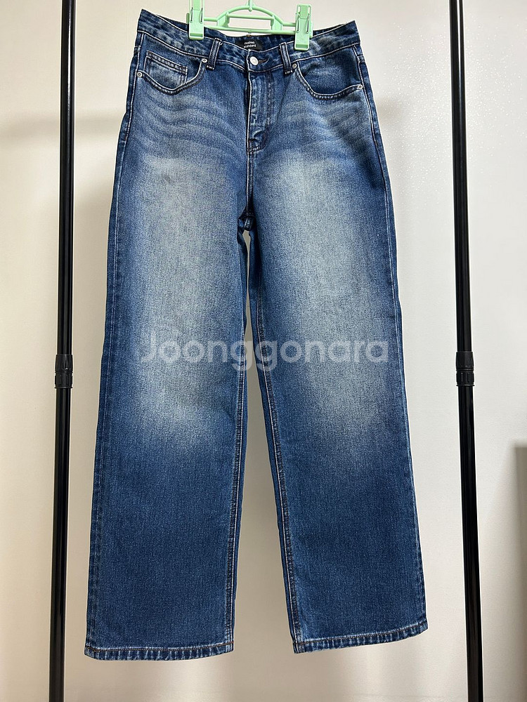 무신사 중청 와이드 데님--0