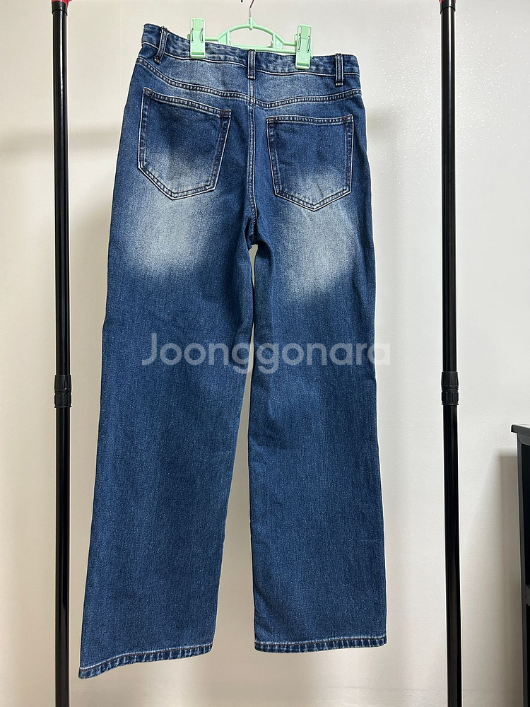 무신사 중청 와이드 데님--1