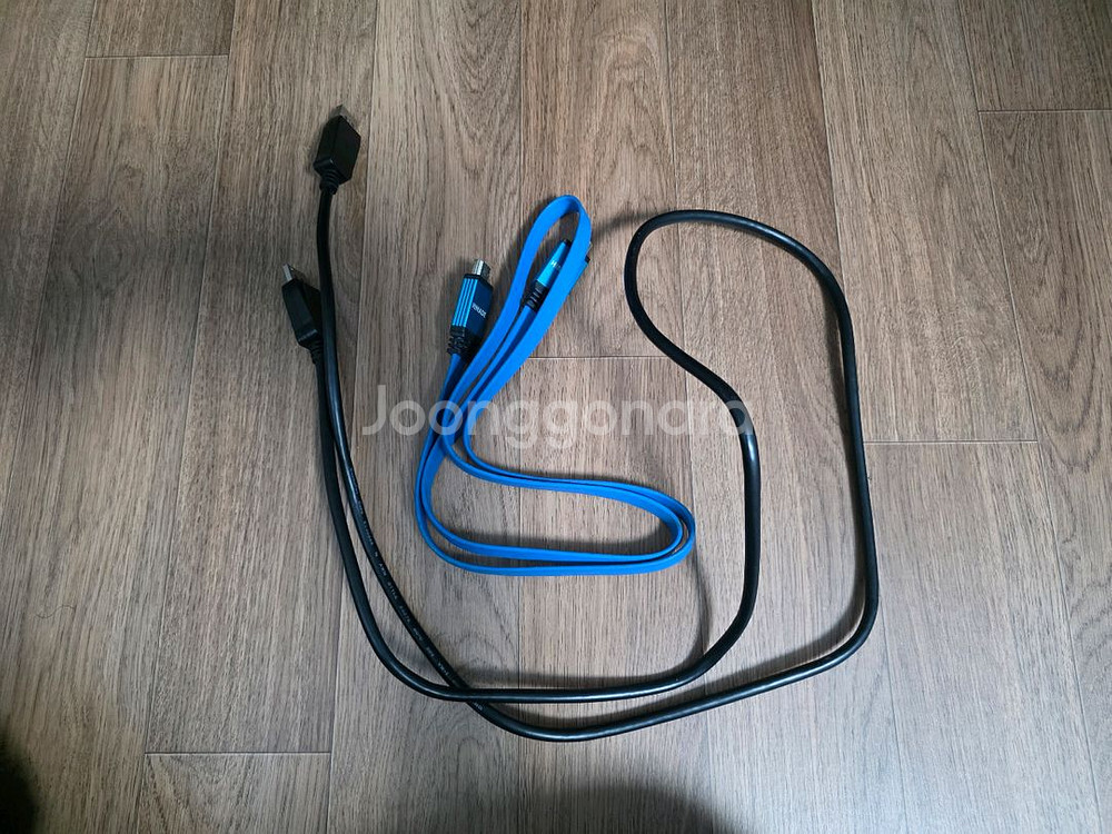 모니터 케이블 2개 일괄(HDMI, DP)--0