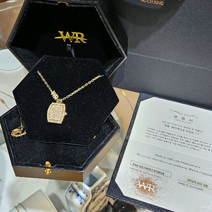 워치링 RM 리차드밀 풀다이아 옐로우골드 S 펜던트