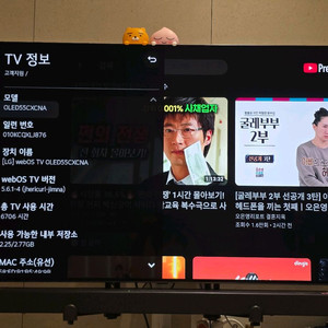 LG 올레드 55인치 TV 55CXCNA