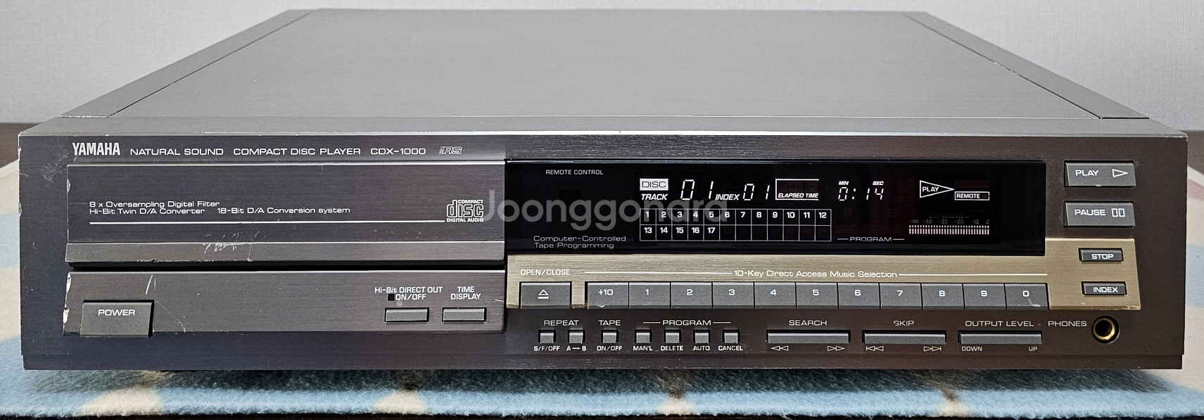 야마하 CD 플래이어 CDX-1000--0