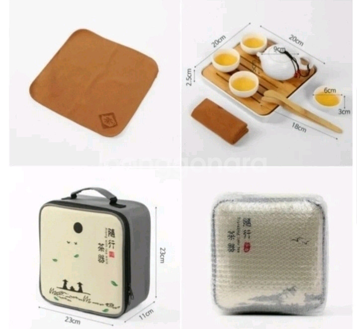 캠핑 휴대가능 다기세트 새상품--1
