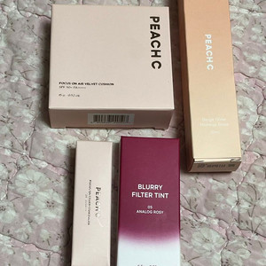 4개일괄)피치씨 쿠션+컨실러+틴트+베이스
