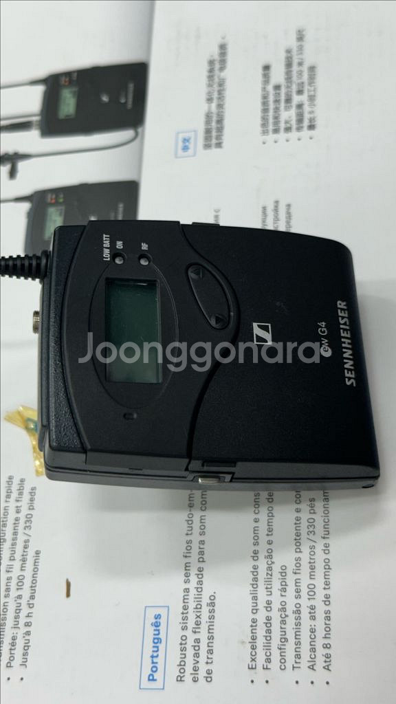 젠하이저 ew 112p G4 라발리에 마이크--2