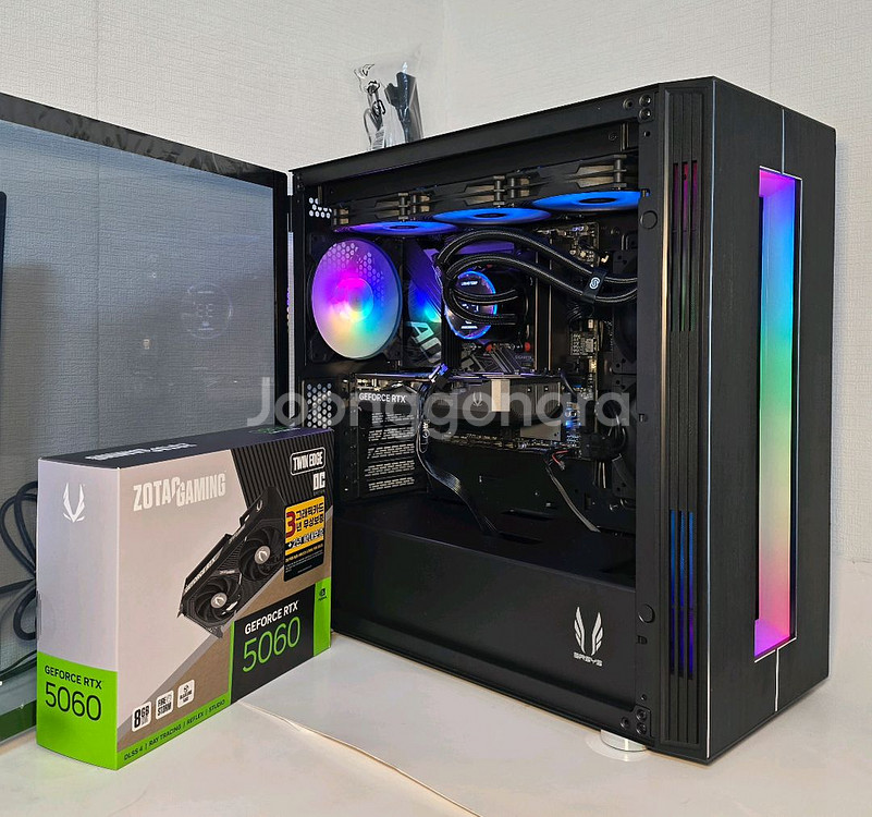 AMD9600X 조텍5060 수랭쿨러 방송게이밍컴퓨터--0