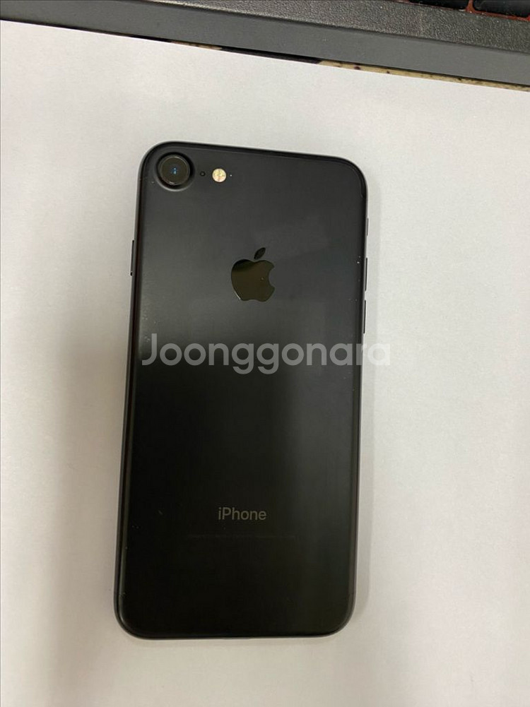 아이폰7플러스 매트블랙 A급 128G 배터리90%--0