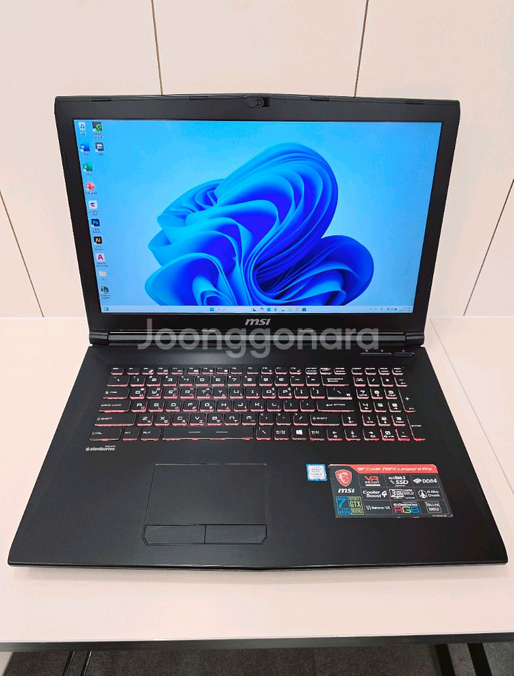 17인치 MSI 고성능 i7 게이밍 노트북(램16GB)--8