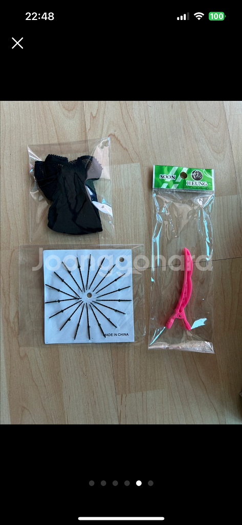 항암 가발 흑갈색--4