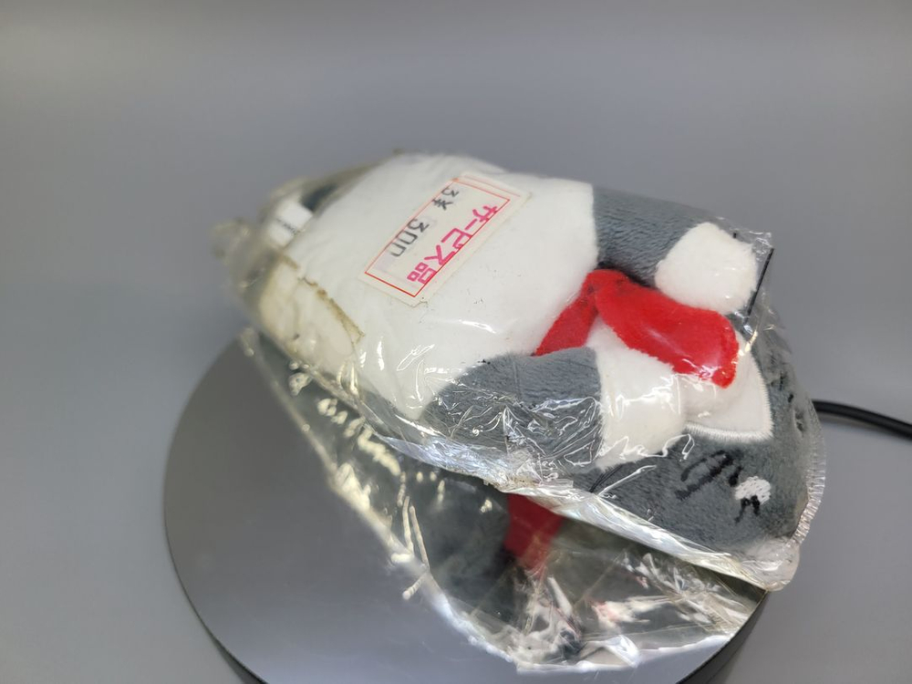 일본 애니 케릭터 굿즈 피규어 인형 레드 머플러 시바견 이미지