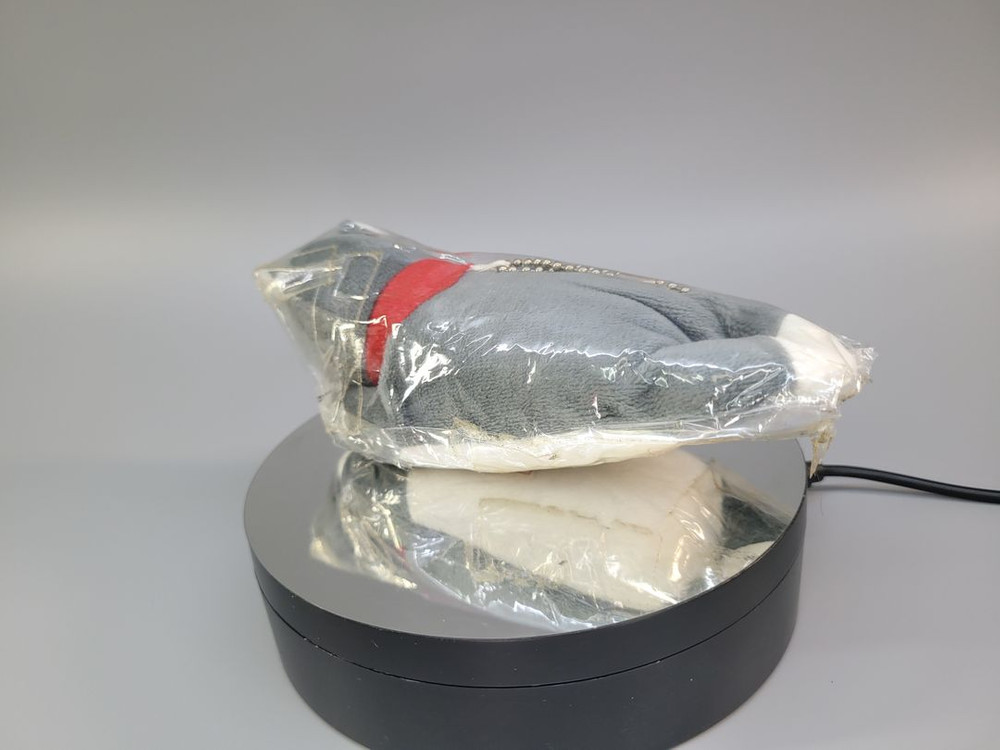 일본 애니 케릭터 굿즈 피규어 인형 레드 머플러 시바견 이미지