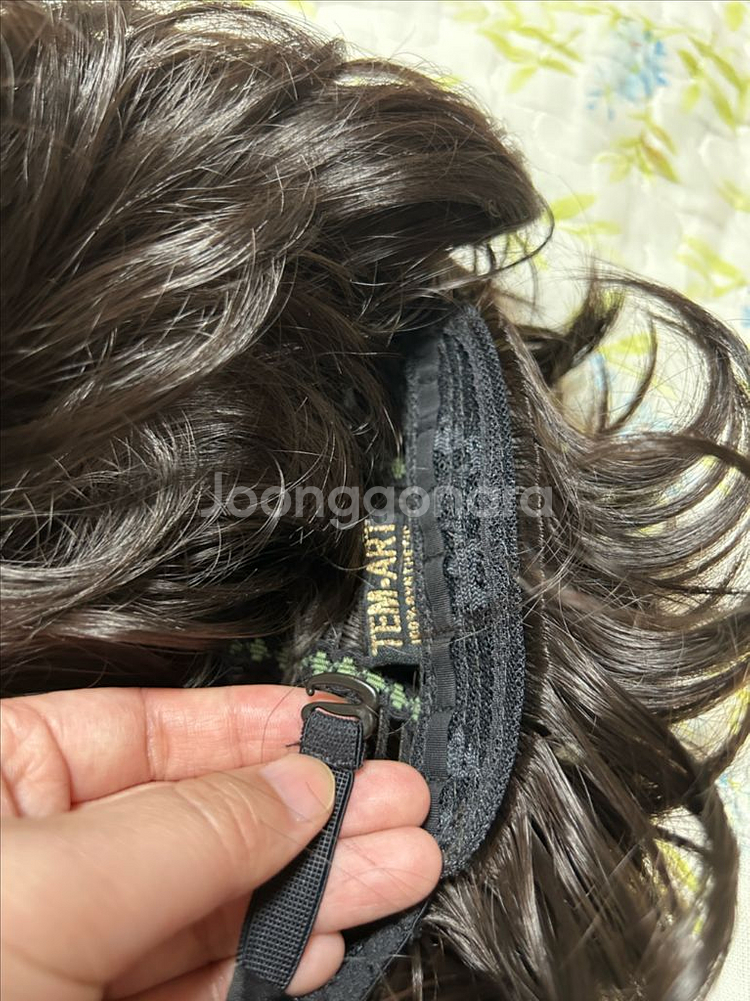 항암 가발 흑갈색--7