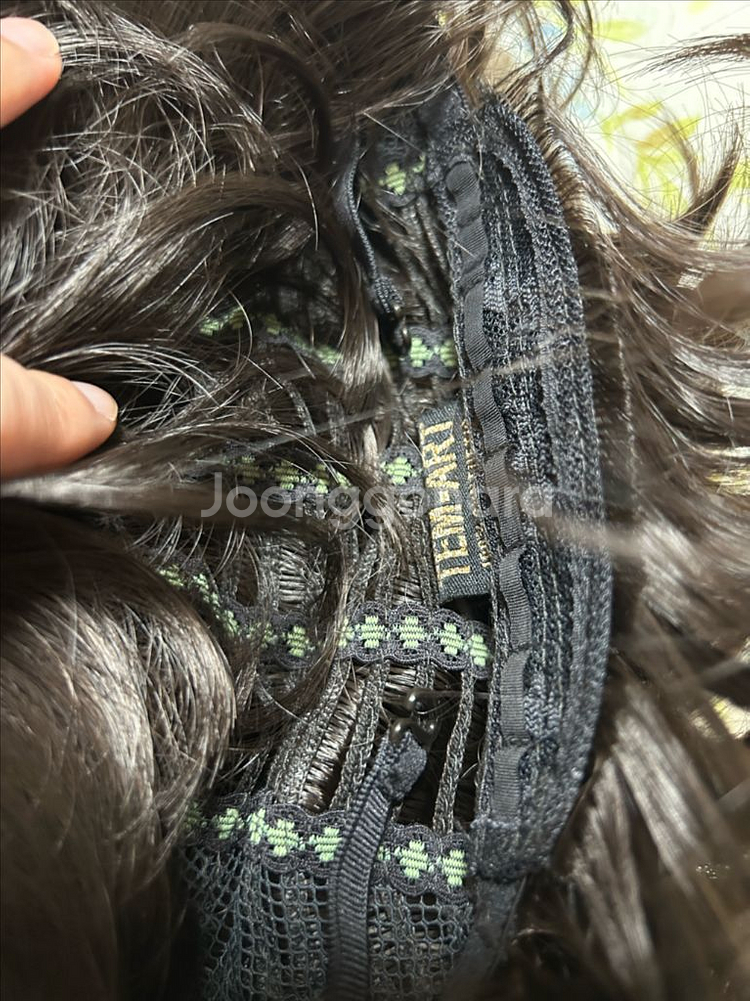 항암 가발 흑갈색--8