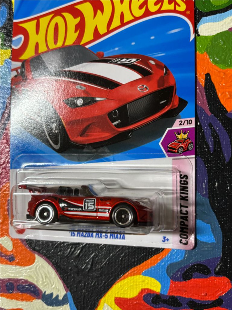 미개봉) 마쯔다 mx-5 미야타 다이캐스트 핫휠 인테리 이미지