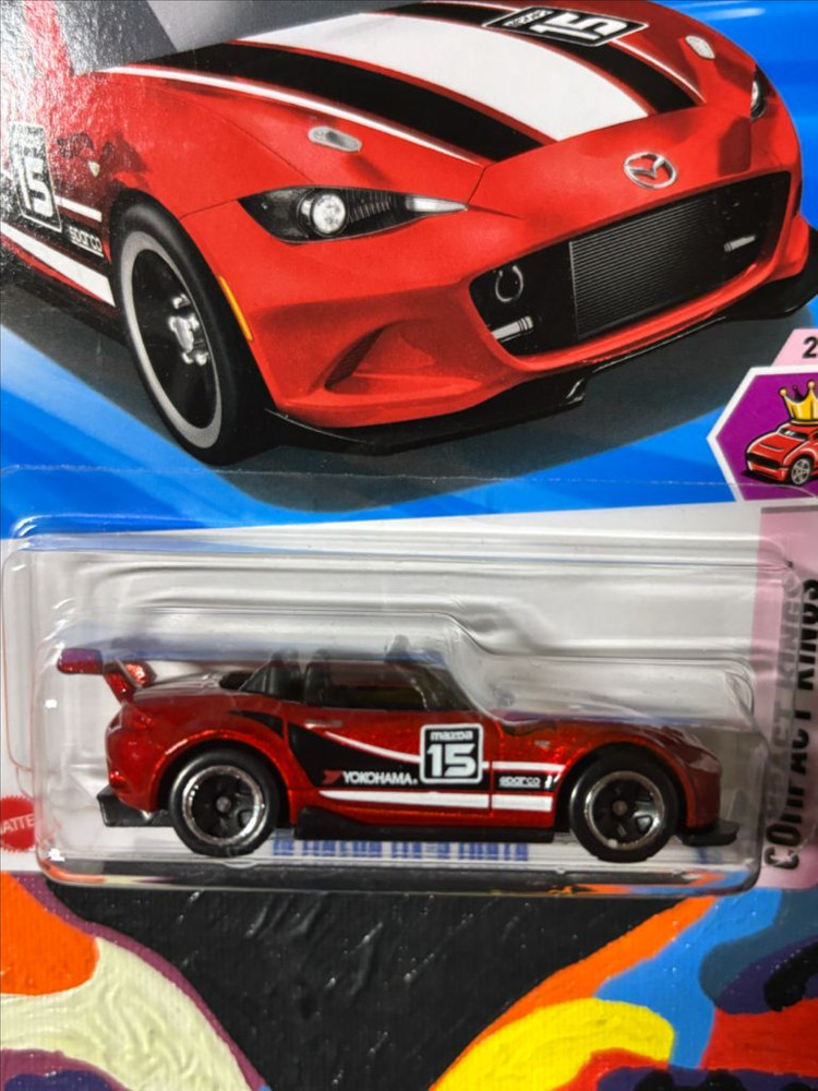 미개봉) 마쯔다 mx-5 미야타 다이캐스트 핫휠 인테리 이미지