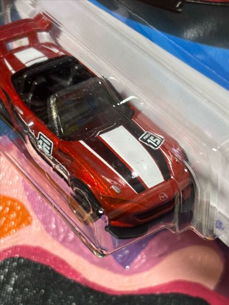 미개봉) 마쯔다 mx-5 미야타 다이캐스트 핫휠 인테리 이미지