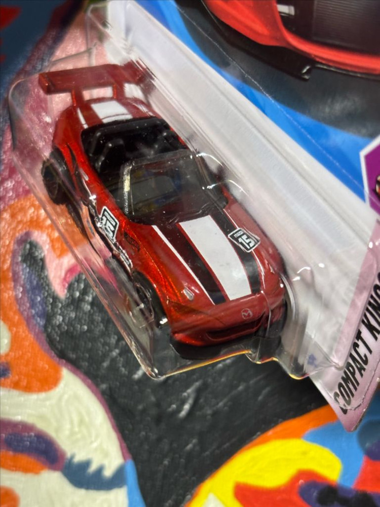 미개봉) 마쯔다 mx-5 미야타 다이캐스트 핫휠 인테리 이미지