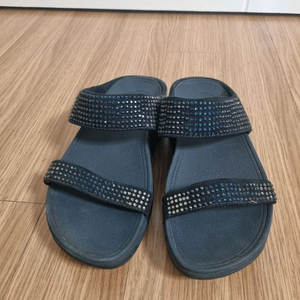 거의새것 핏플랍 샌들 스톤 장식 230 fitflop