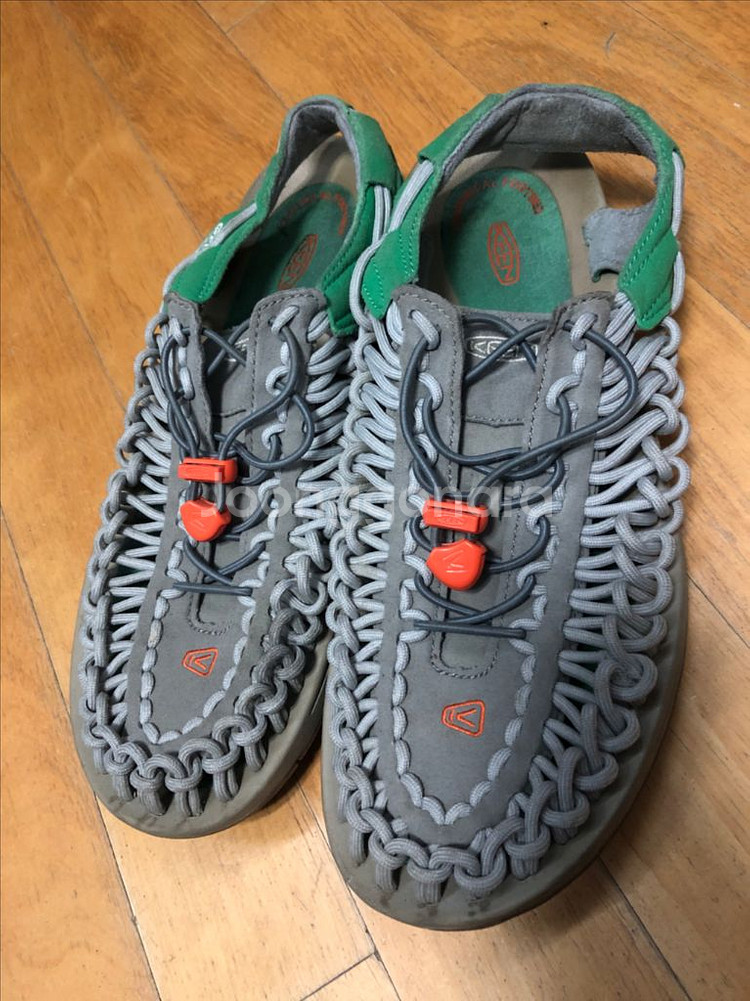 킨 keen 유니크 샌들 슬리퍼 그레이 그린 280--1