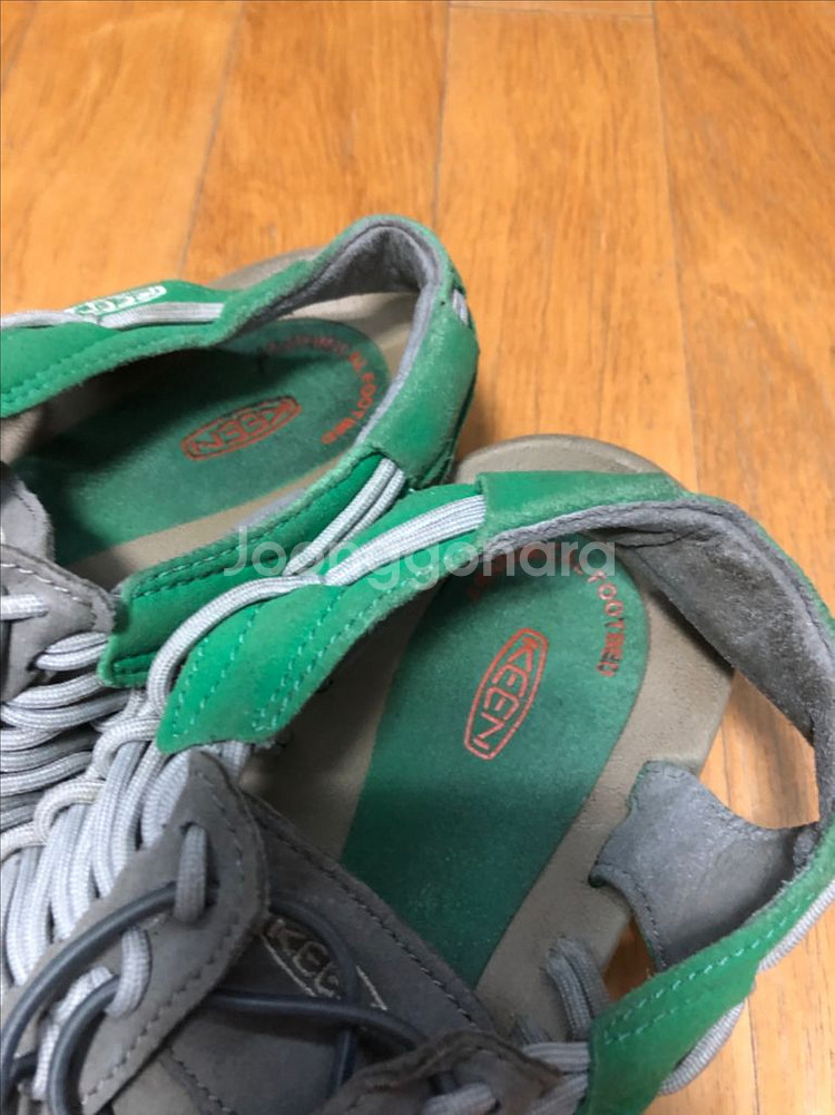킨 keen 유니크 샌들 슬리퍼 그레이 그린 280--4