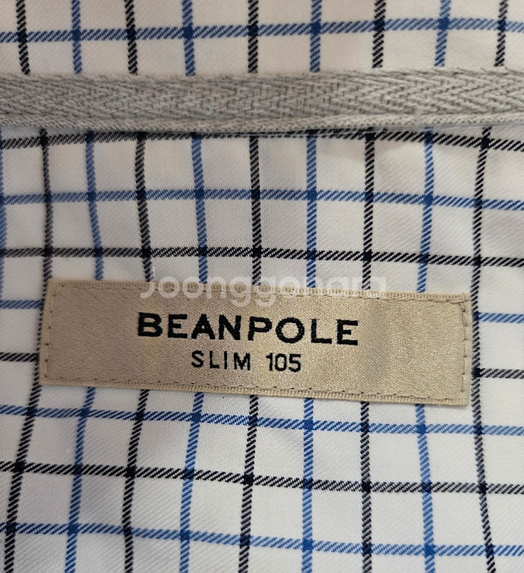 105)빈폴 남성 체크 긴팔셔츠남방--3
