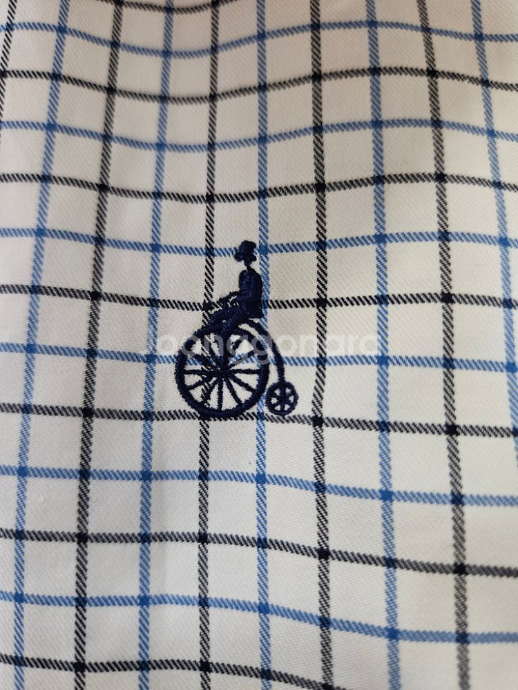 105)빈폴 남성 체크 긴팔셔츠남방--4