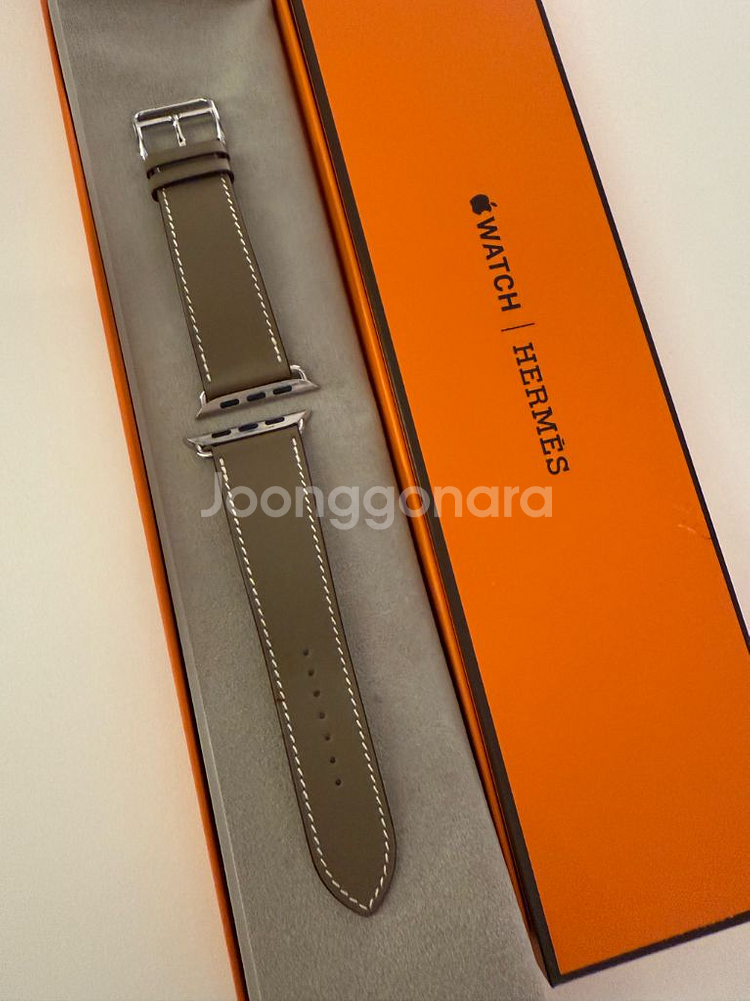 애플워치 에르메스 에토프 줄 / 44,45,46mm--0