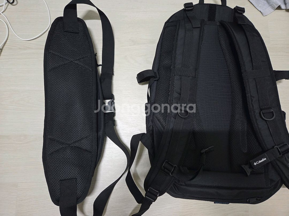 콜롬비아 백팩 + 목걸이형 선풍기--3