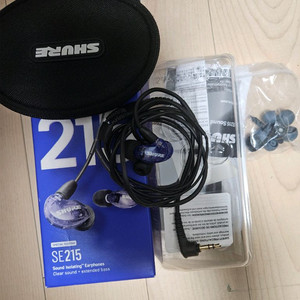 슈어 se215 spe + trn bt20xs 무선 커