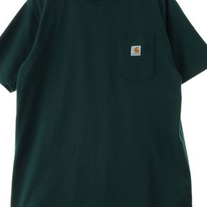 (M-2XL) 칼하트 반팔 티셔츠 그린 포켓 빅사이즈