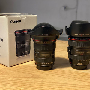 캐논 24-105L , 17-40L