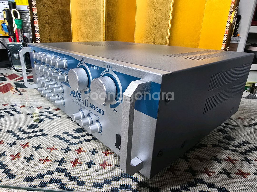 금강일렉 240W(120W+2) 2채널 노래방앰프--5