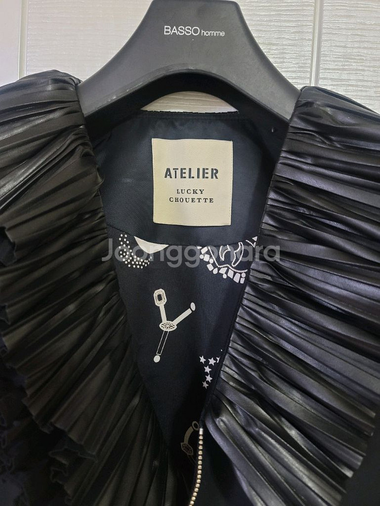 럭키슈에뜨 프릴 블루종 점퍼36--5