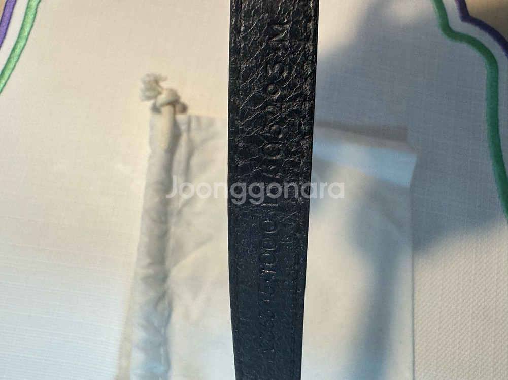 발렌시아가 정품 가죽 팔찌--5
