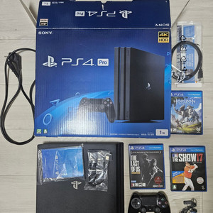 ps4 pro 1tb + 게임3종 (박스있음)
