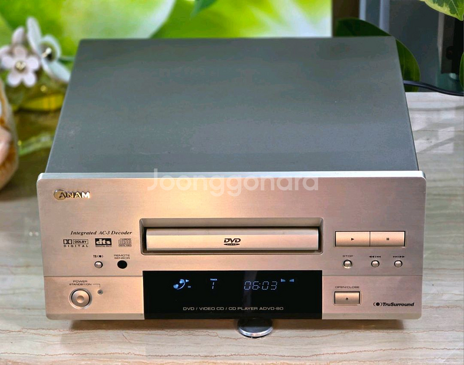 아남 DVD CD 플레이어 ADVD80--3
