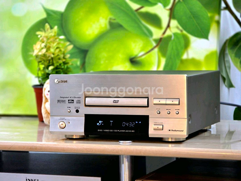 아남 DVD CD 플레이어 ADVD80--0