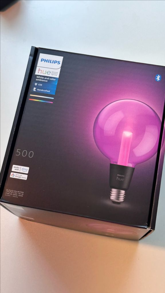 필립스 휴 화이트&컬러 앰비언스 스마트 전구 G125--0