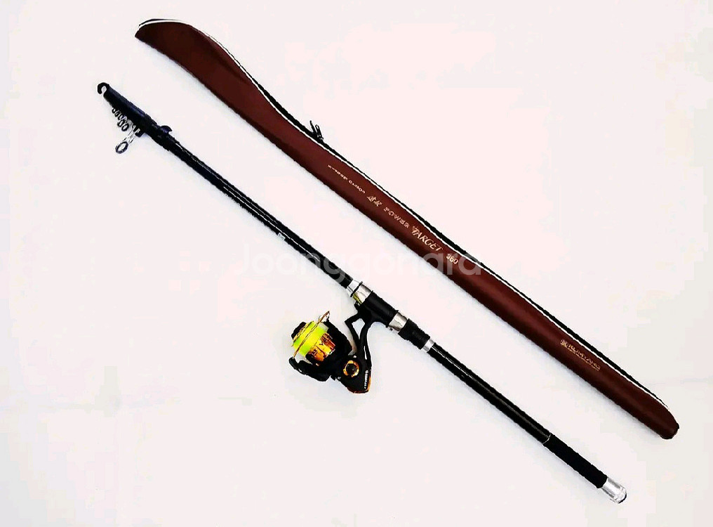 카본원투낚시대3.6m릴대+5000번릴+원줄 민물바다겸용--0